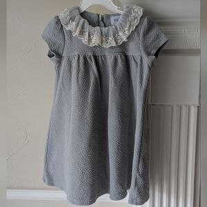 Kipp | Sage Lace Collar Dress